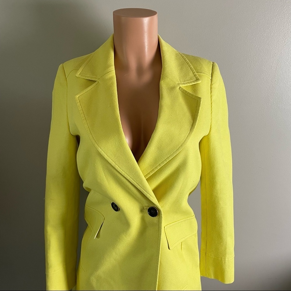 Ted Baker yellow pea coat - Picture 5 of 13